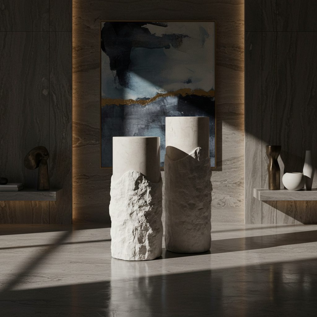 Frastagliata Fibreglass Side Table