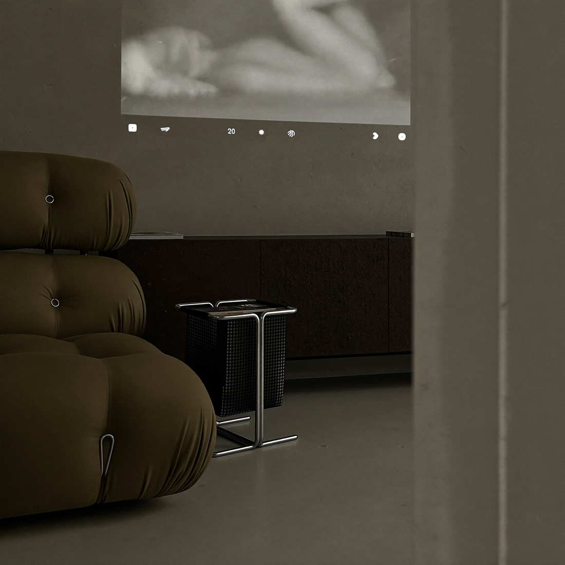 Individualised premium apartment furniture package with layered materials