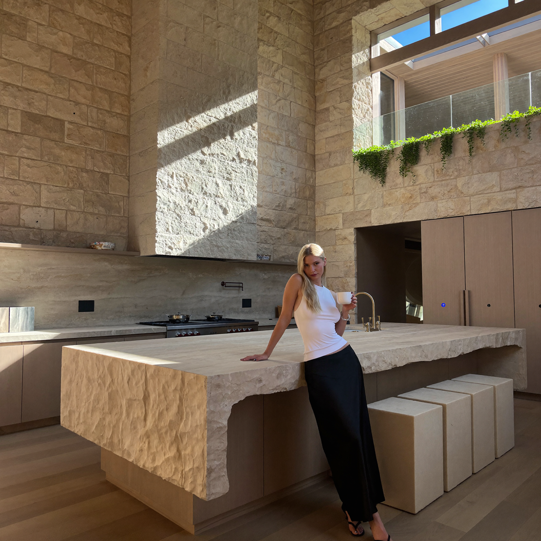 Luxury apartment combining curated furniture with tailored and bespoke pieces