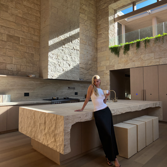 Luxury apartment combining curated furniture with tailored and bespoke pieces