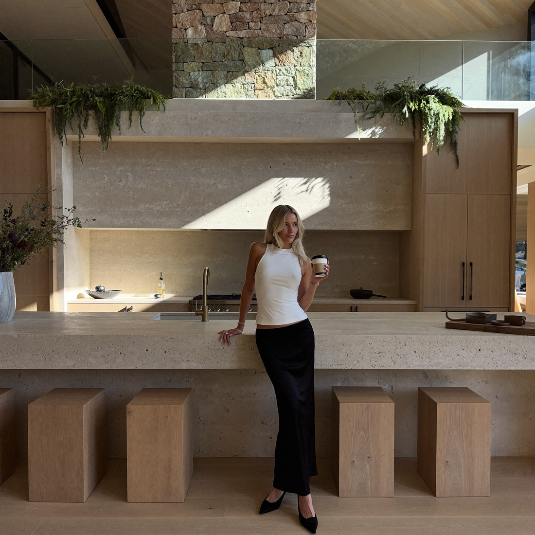 Apartment buyer reviewing a complete post-sale furnishing plan
