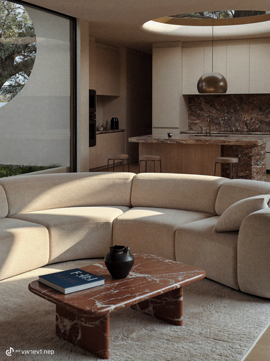 Completed apartment prepared for a controlled furniture handover and installation