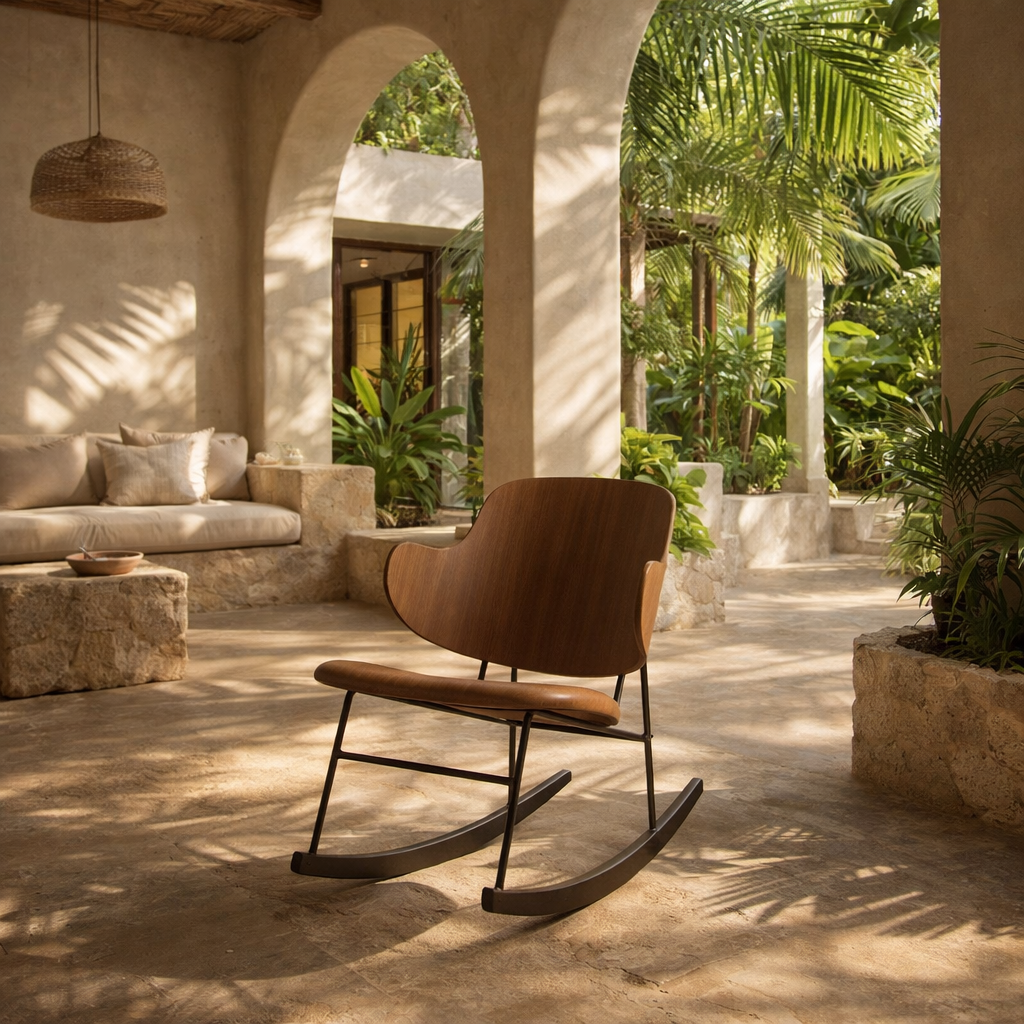 A-Dondolo Timber Rocking Chair