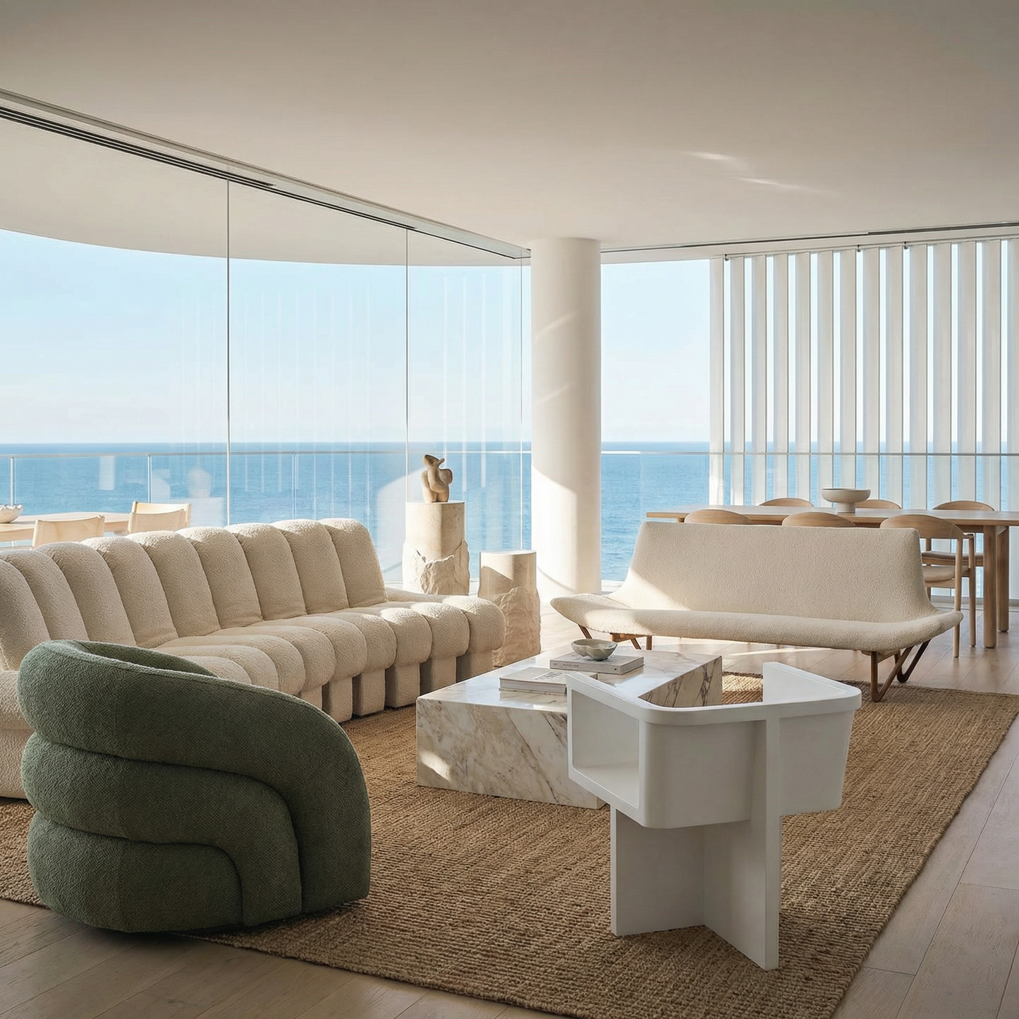 Semplicità Suede Lounge Chair