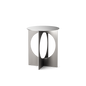 Front product view of the Omogenea Chrome Side Table by DORSA