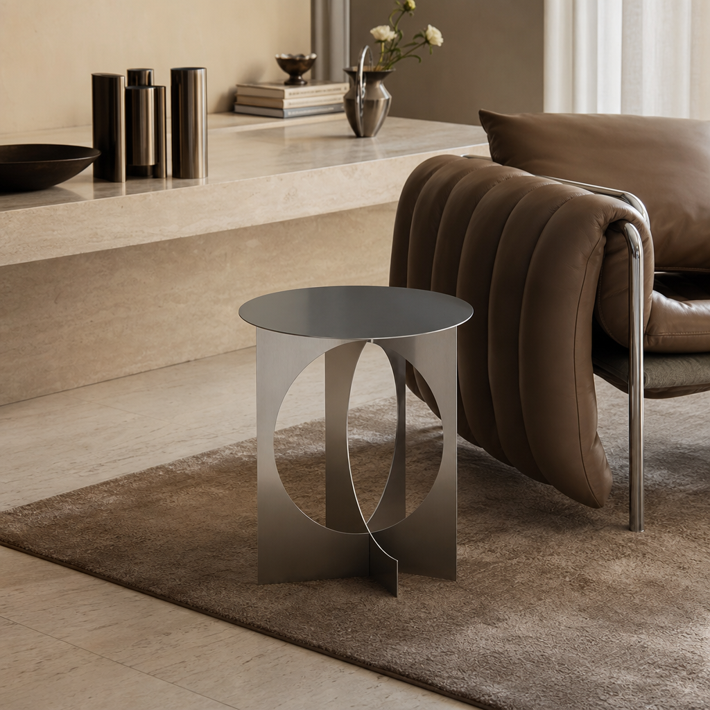 Omogenea Chrome Side Table