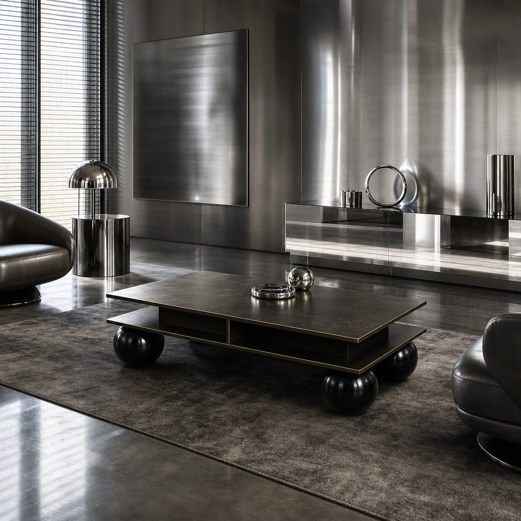 VETTRO NERO TABLE