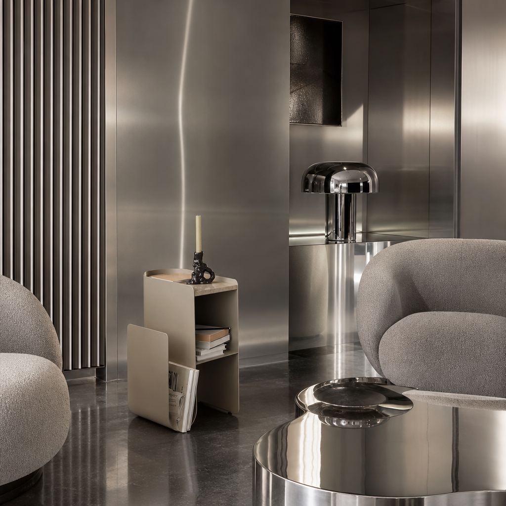 Fasi Asymmetrical Side Table