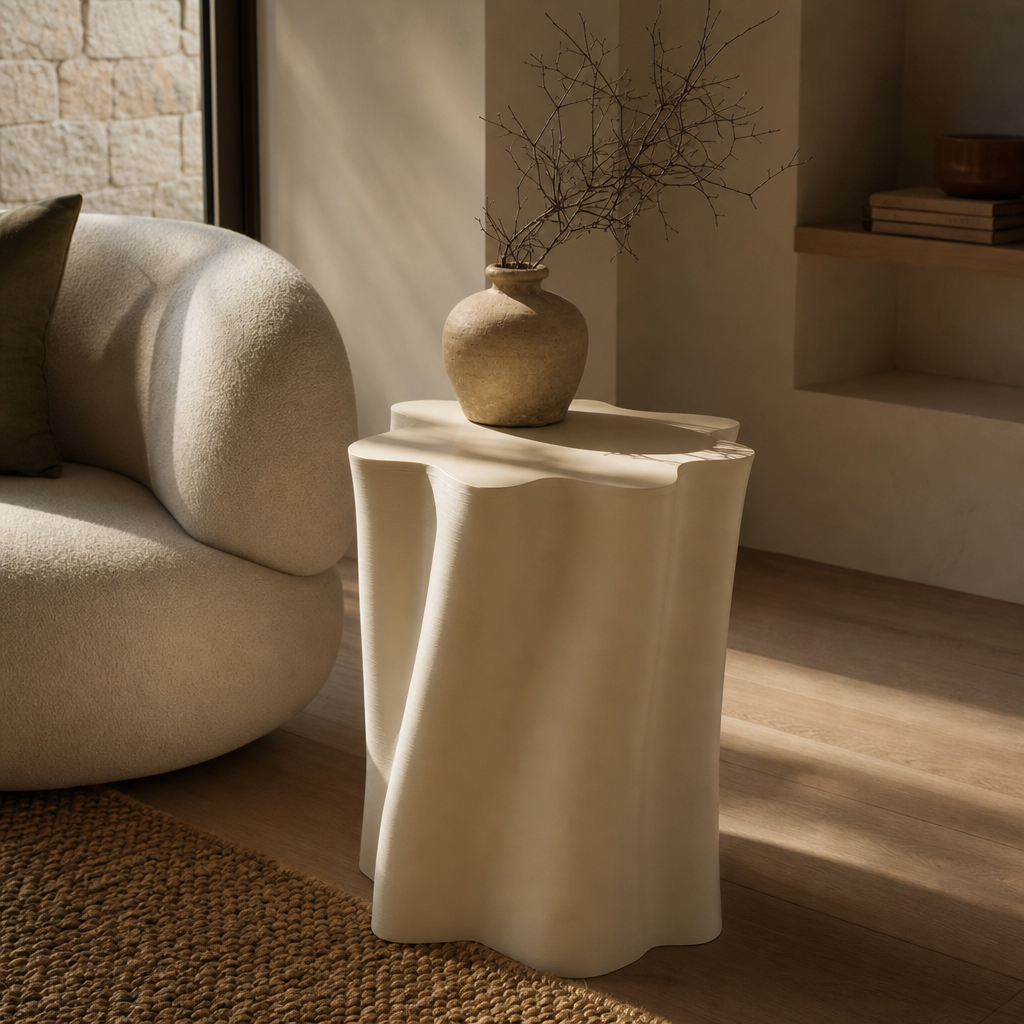 Volteggiare Cement Side Table