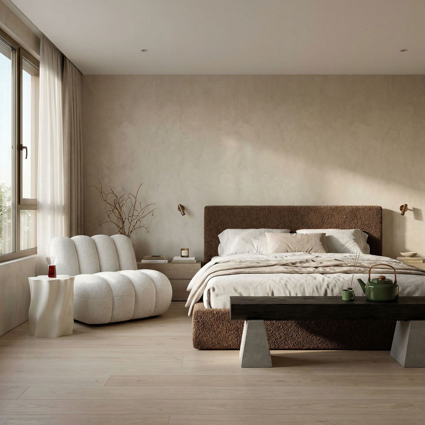 Mano Boucle Lounge Chair