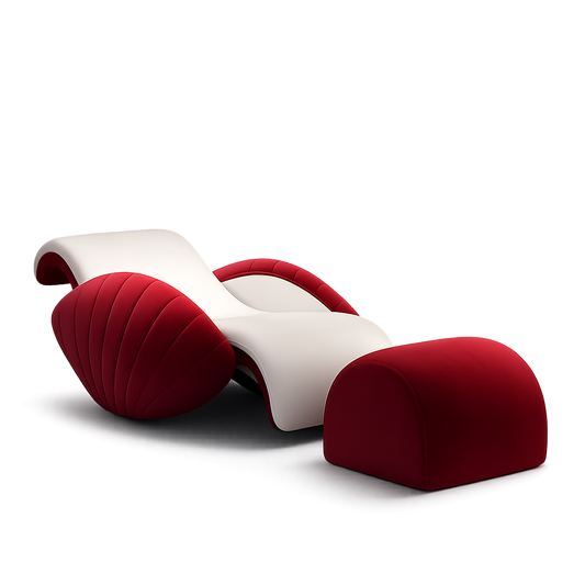 Front product view of the Lotus Form Lounge by DORSA
