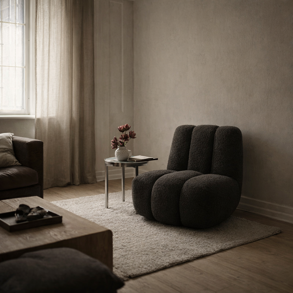 Mano Boucle Lounge Chair