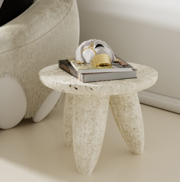 ORBIS MINI TRAVERTINE TABLE