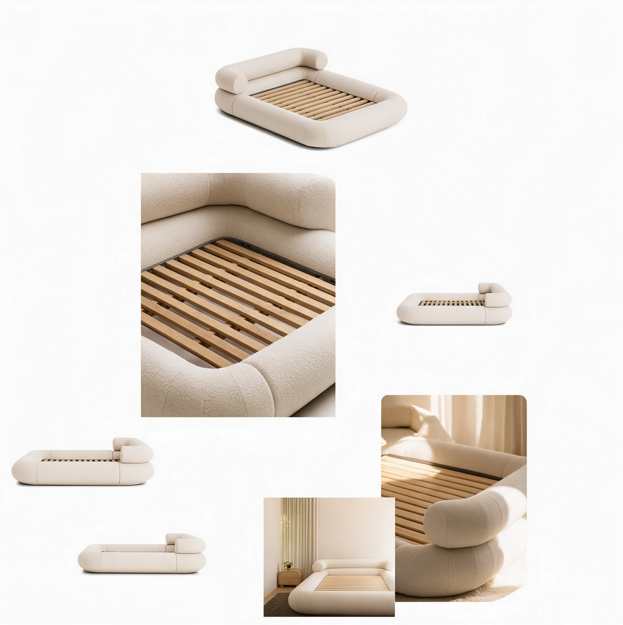 VELAR SCULPTURAL BED FRAME