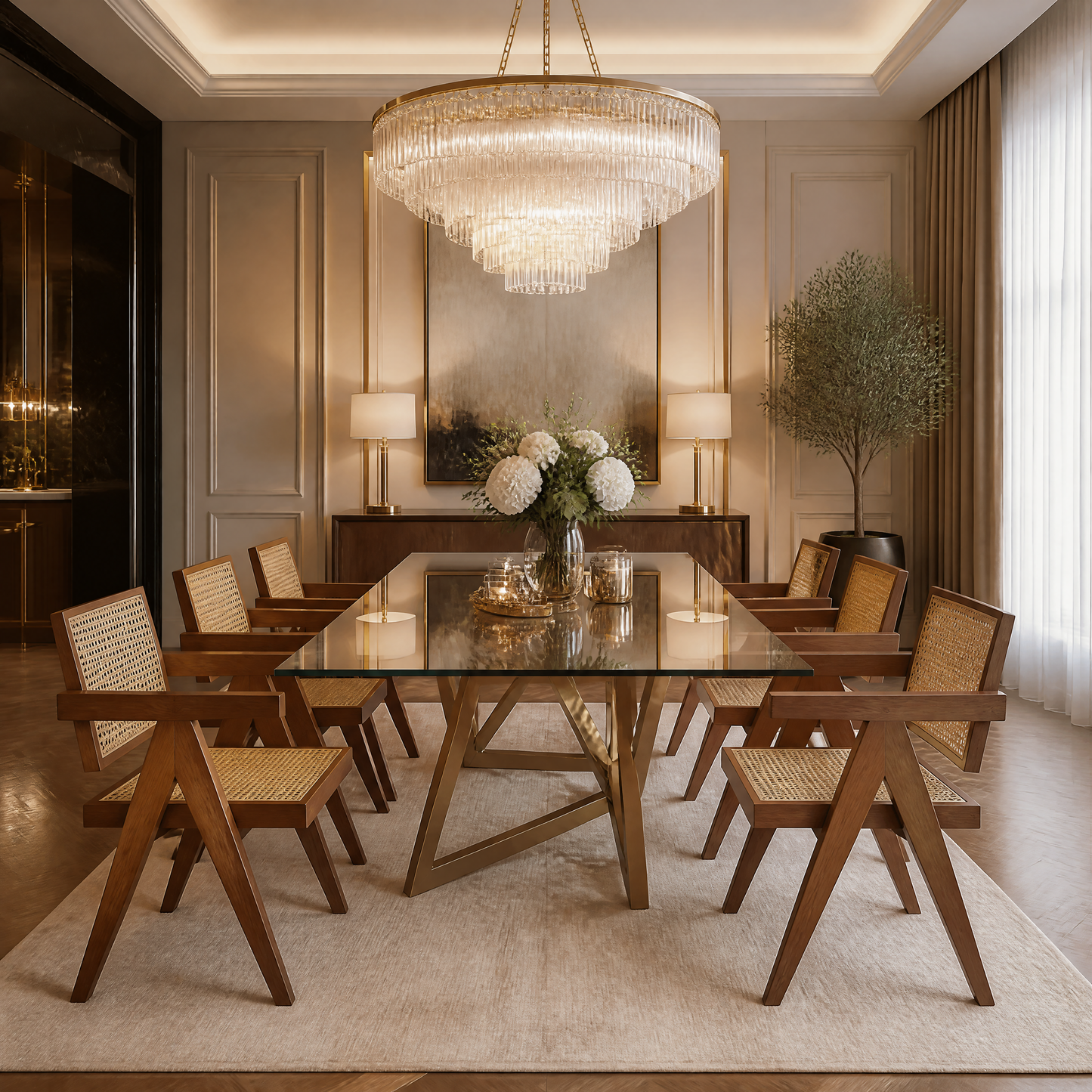 VARO RATTAN DINING CHAIR