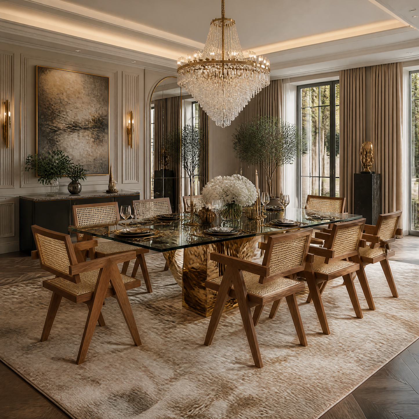 VARO RATTAN DINING CHAIR