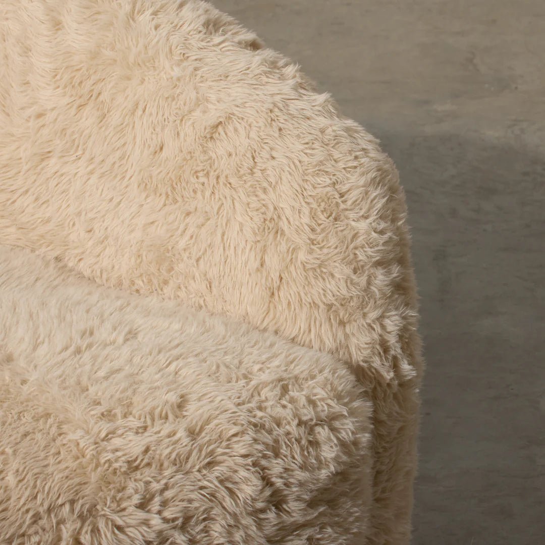 Aderente Fur Lounge Chair - DorsaAderente Fur Lounge ChairGray
