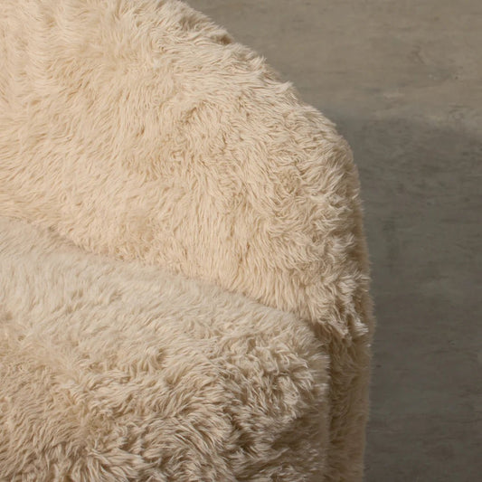 Aderente Fur Lounge Chair - DorsaAderente Fur Lounge ChairGray