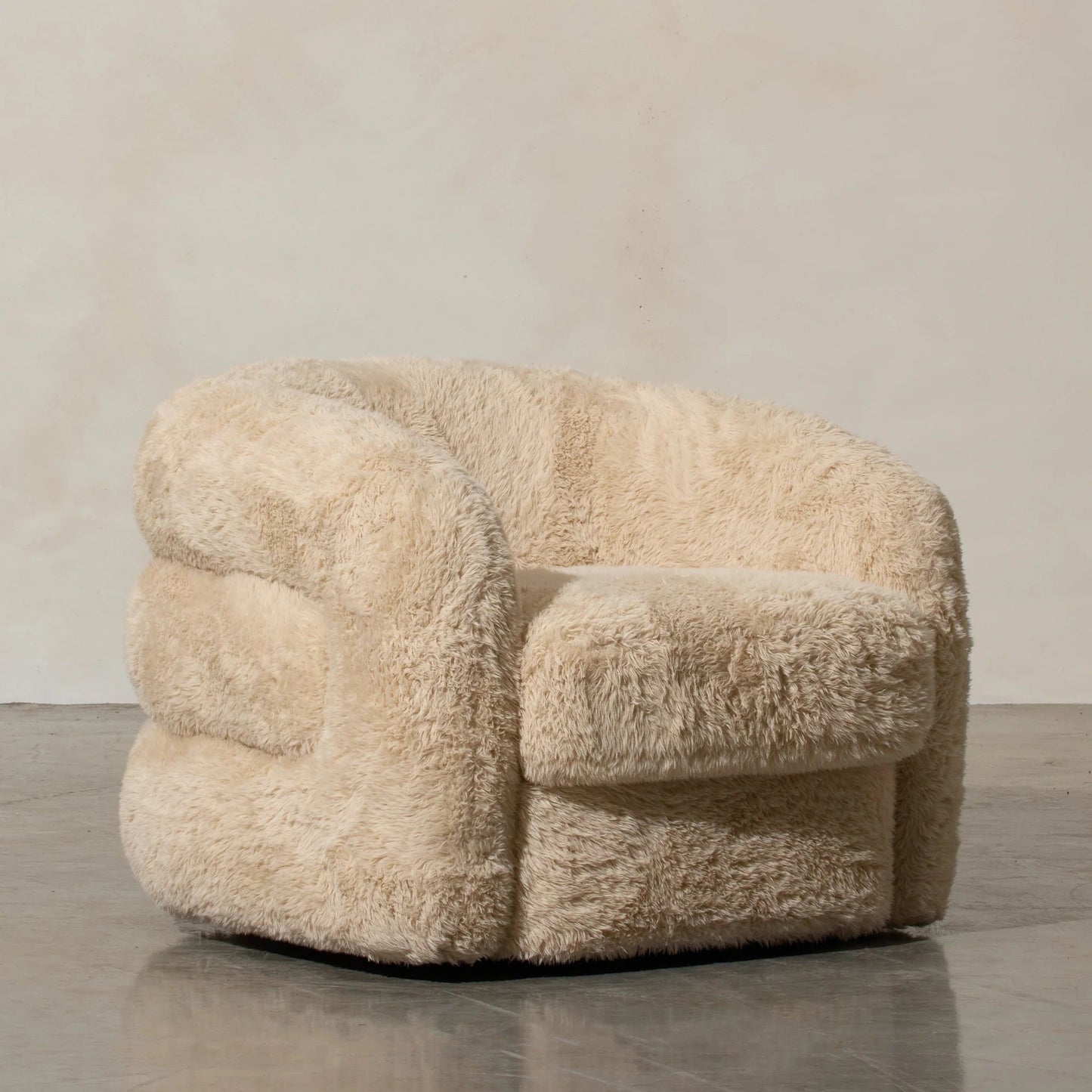 Aderente Fur Lounge Chair - DorsaAderente Fur Lounge ChairGray