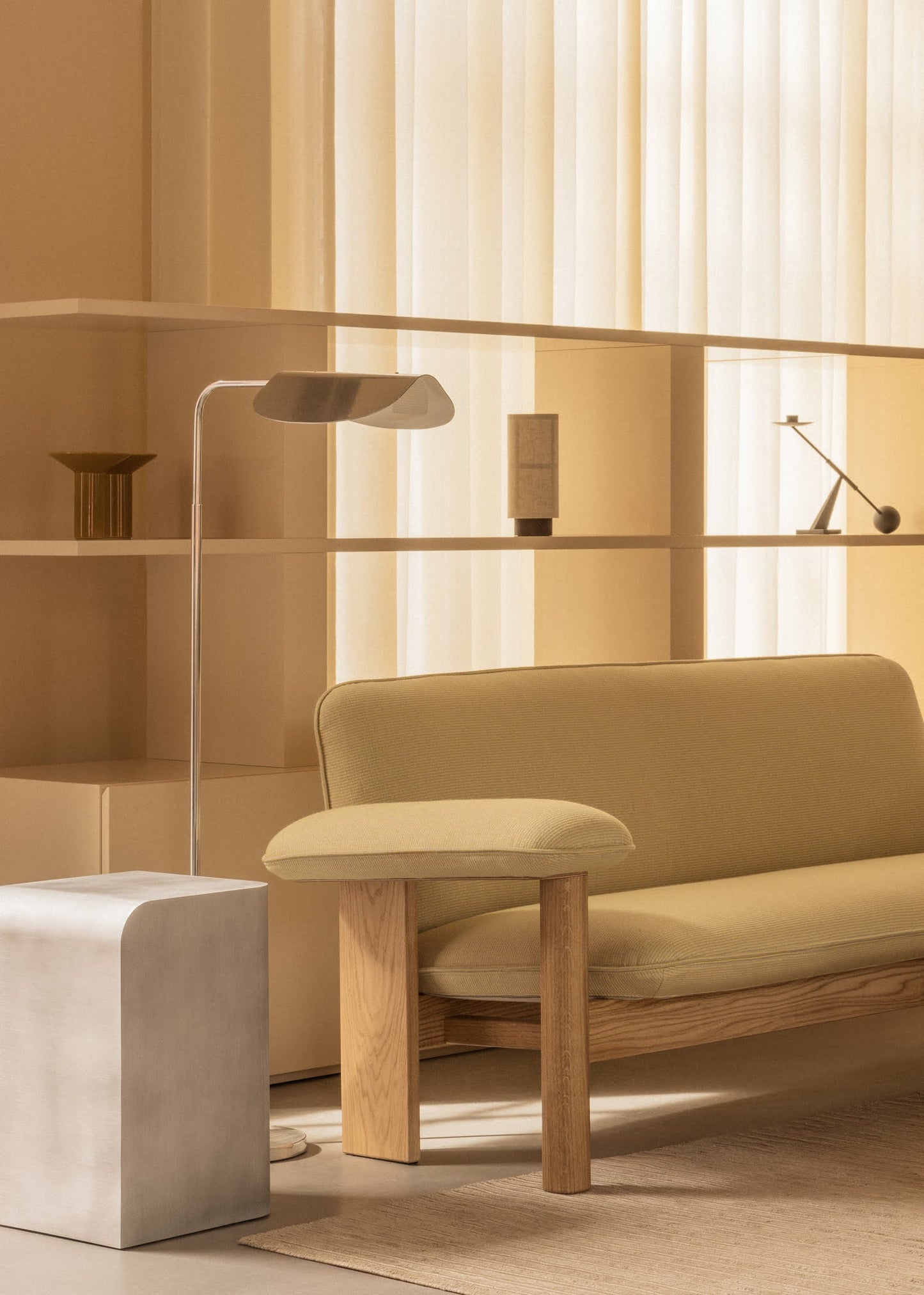 Adresia Chrome Matte Side Table - DorsaAdresia Chrome Matte Side Table