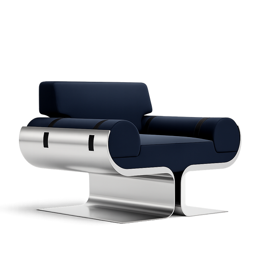 Front product view of the Aero Frame Chair by DORSA