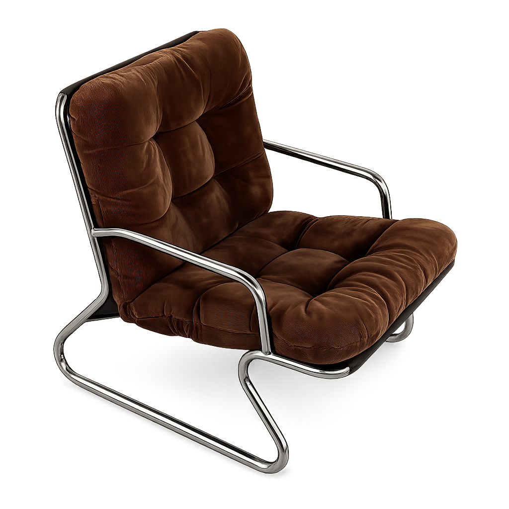 Front product view of the Assé Lounge Chair by DORSA