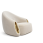 Front product view of the Aurum Lux Chair by DORSA