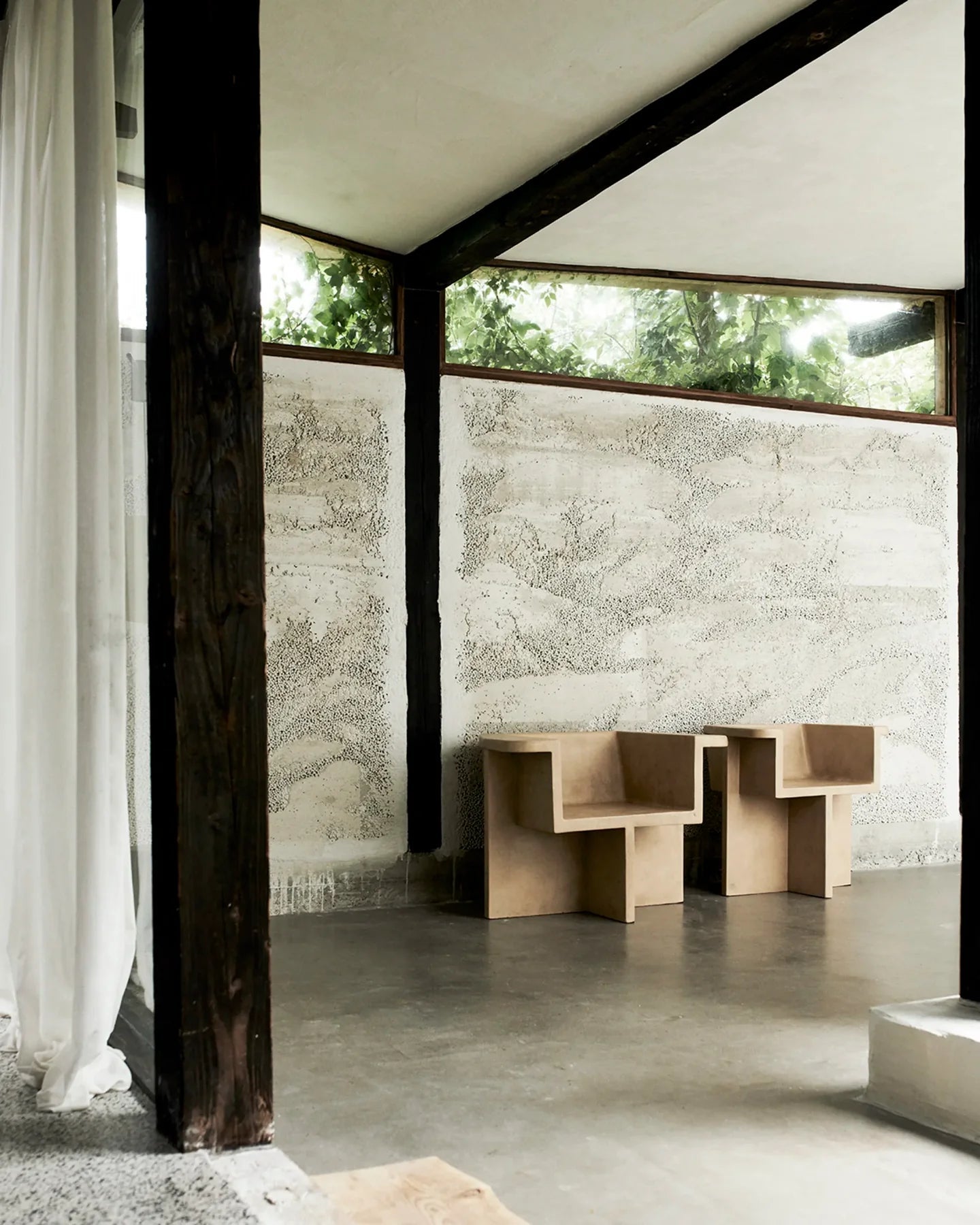 Brutalità Brutalist Armchair - DorsaBrutalità Brutalist ArmchairDoubleBeige