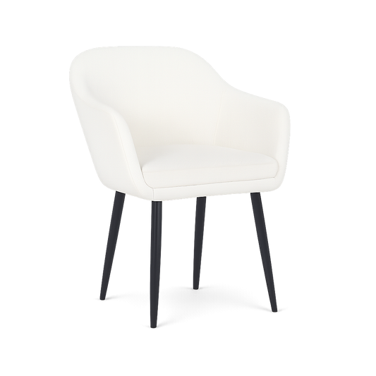 Front product view of the Cenare Boucle Stool by DORSA