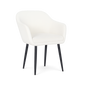 Front product view of the Cenare Boucle Stool by DORSA