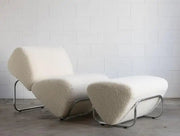 Di Moda Boucle Lounge and Ottoman - DorsaDi Moda Boucle Lounge and OttomanTriple