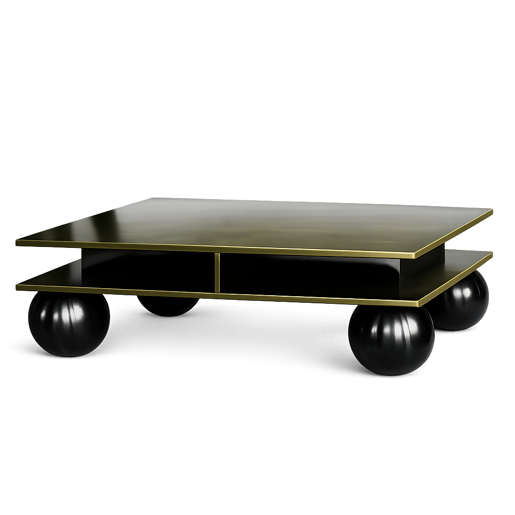 VETTRO NERO TABLE