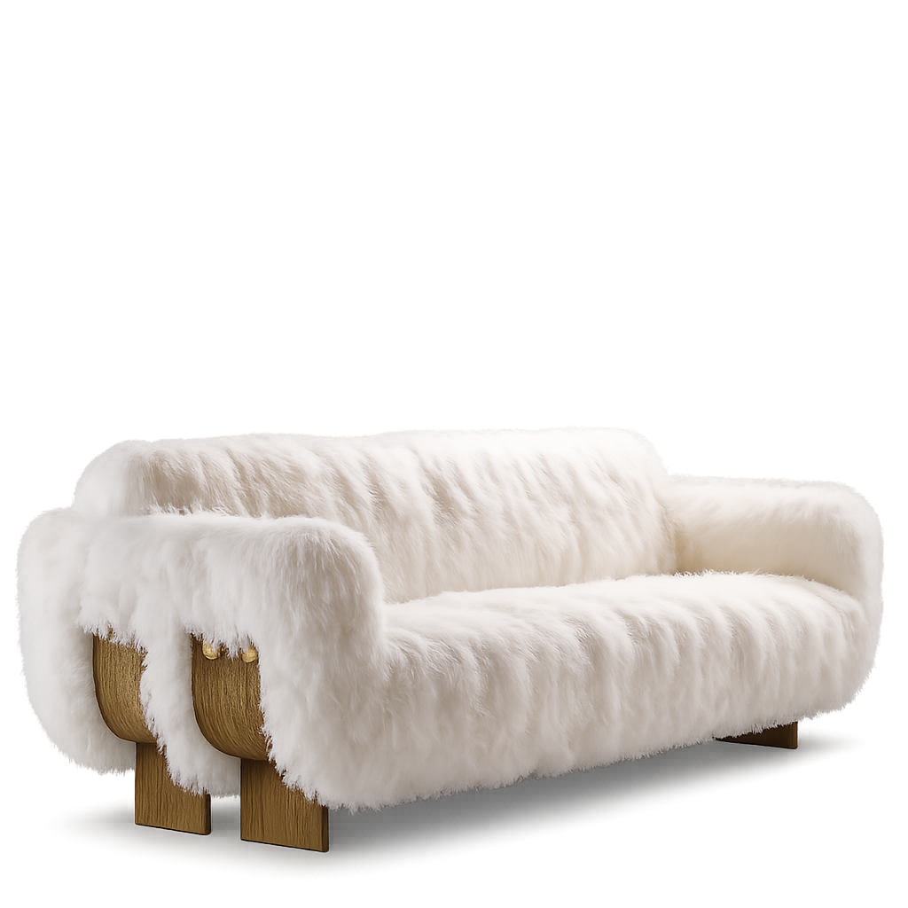 Front product view of the Alba Grande Sofa by DORSA