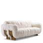 Front product view of the Alba Grande Sofa by DORSA