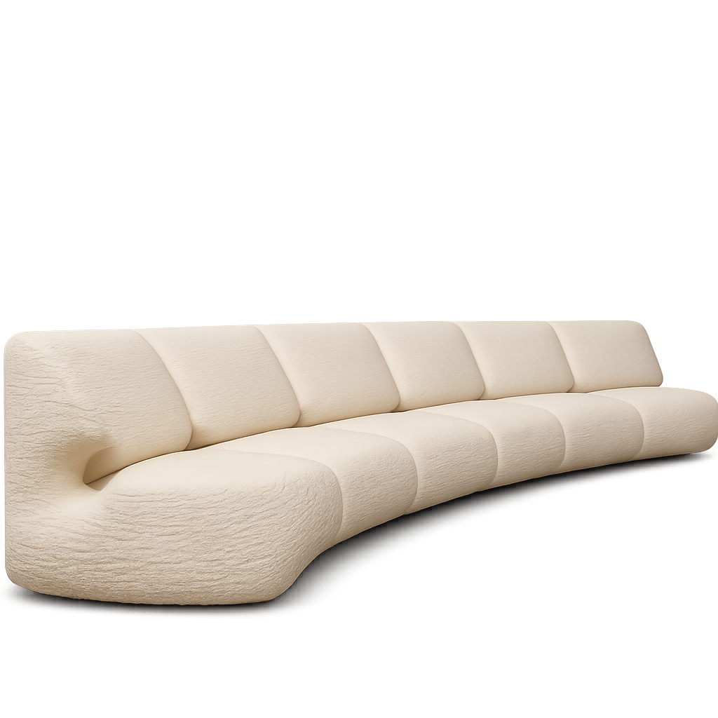 Front product view of the Composito Curve System by DORSA