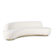 Front product view of the Aurelia Curve Sofa by DORSA