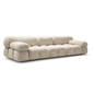 Front product view of the Nuvola Modular Boucle Sofa by DORSA