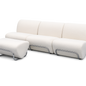 Di Moda Boucle Lounge and Ottoman