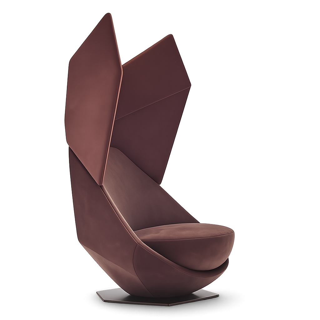 Front product view of the Drakar Highback Chair by DORSA