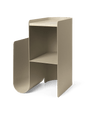 Front product view of the Fasi Asymmetrical Side Table by DORSA