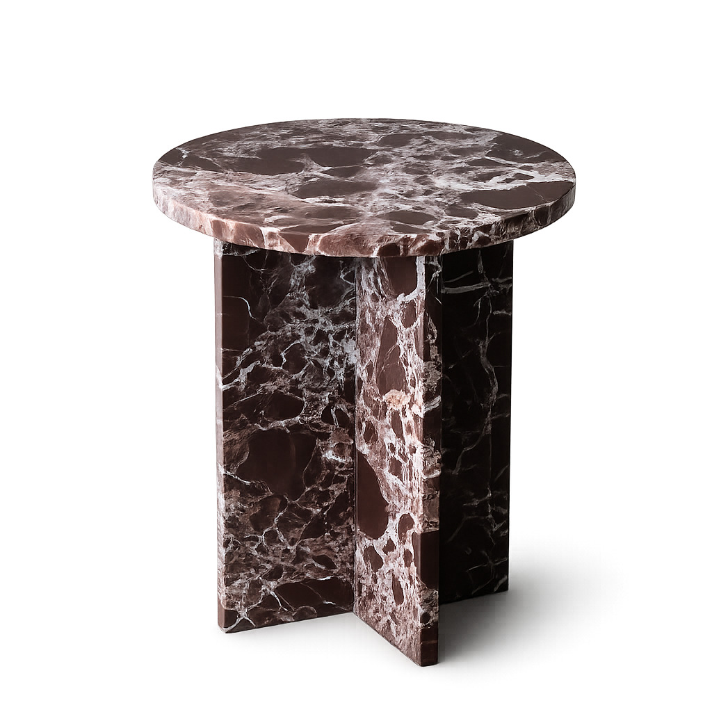 Front product view of the Femme Side Table by DORSA
