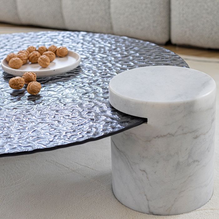 Fluire Marble Coffee Table - DorsaFluire Marble Coffee Table