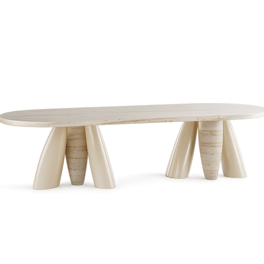 Front product view of the Column Dining Set by DORSA