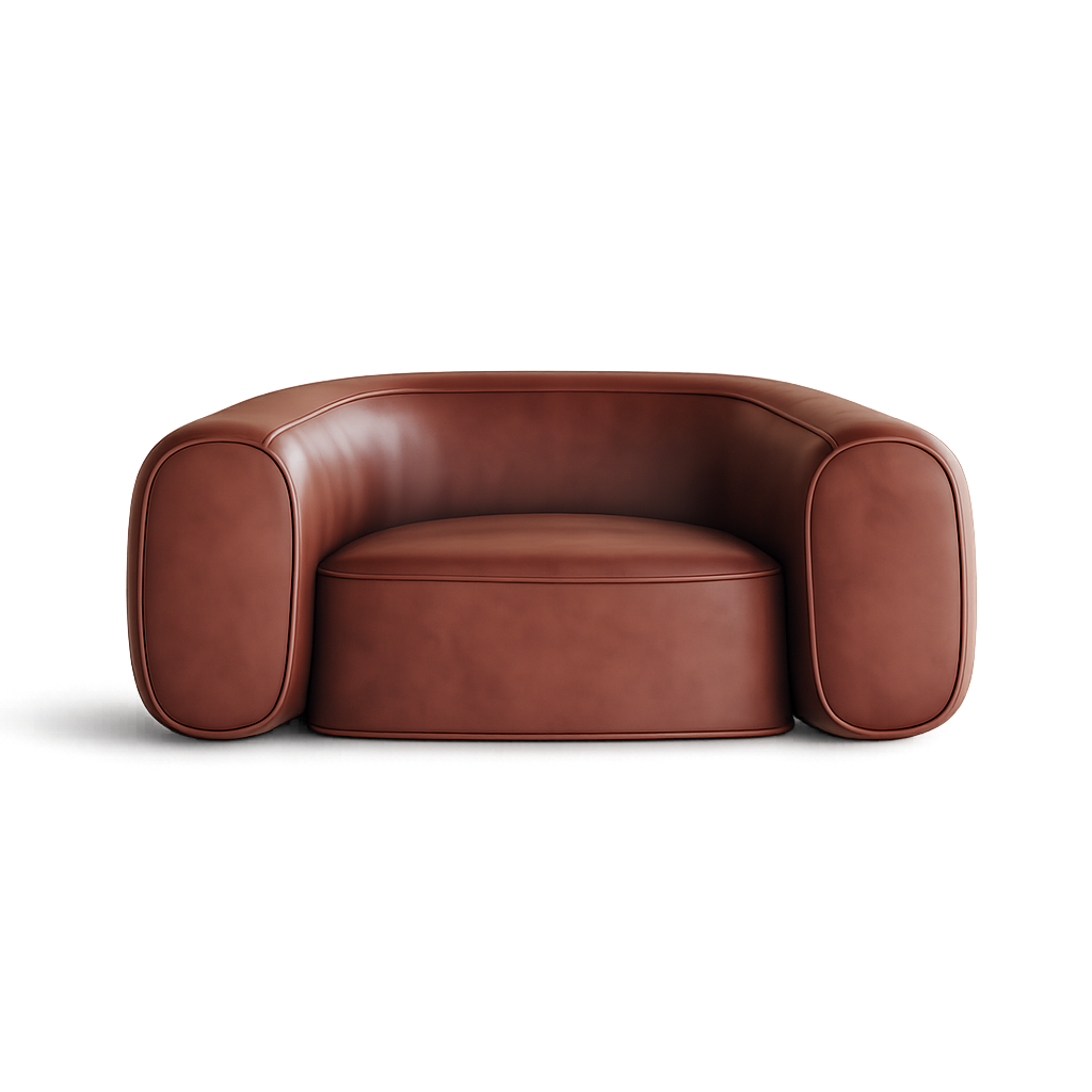 Front product view of the Domus Lounge Chair by DORSA