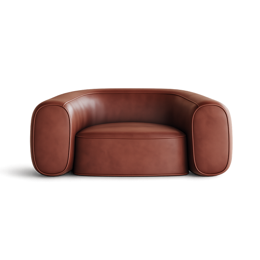 Front product view of the Domus Lounge Chair by DORSA