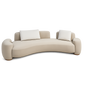 Front product view of the Diviso Curve Sofa by DORSA