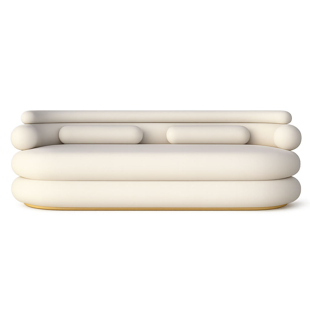 Front product view of the Stratus Lounge Sofa by DORSA