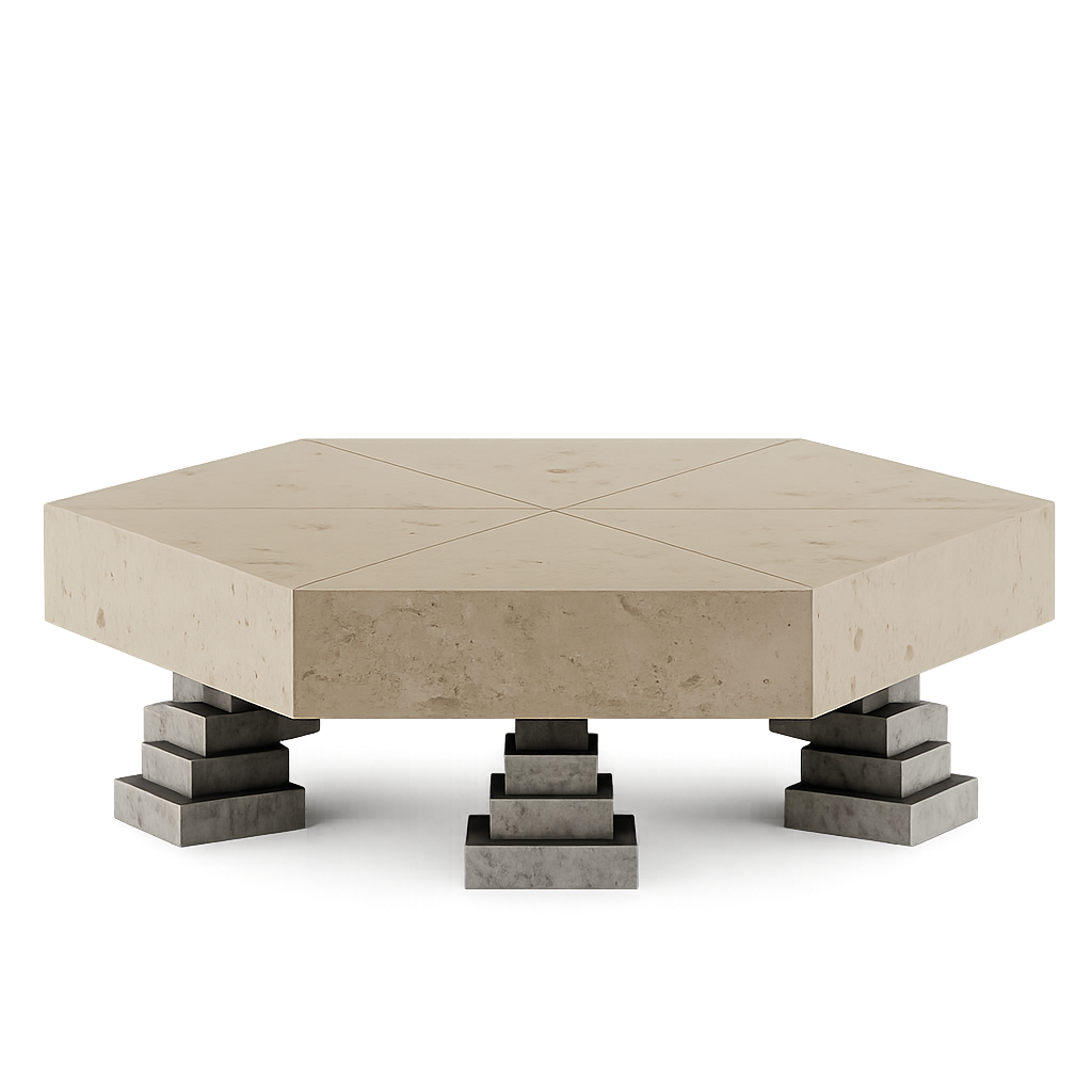 Front product view of the Hexus Coffee Table by DORSA
