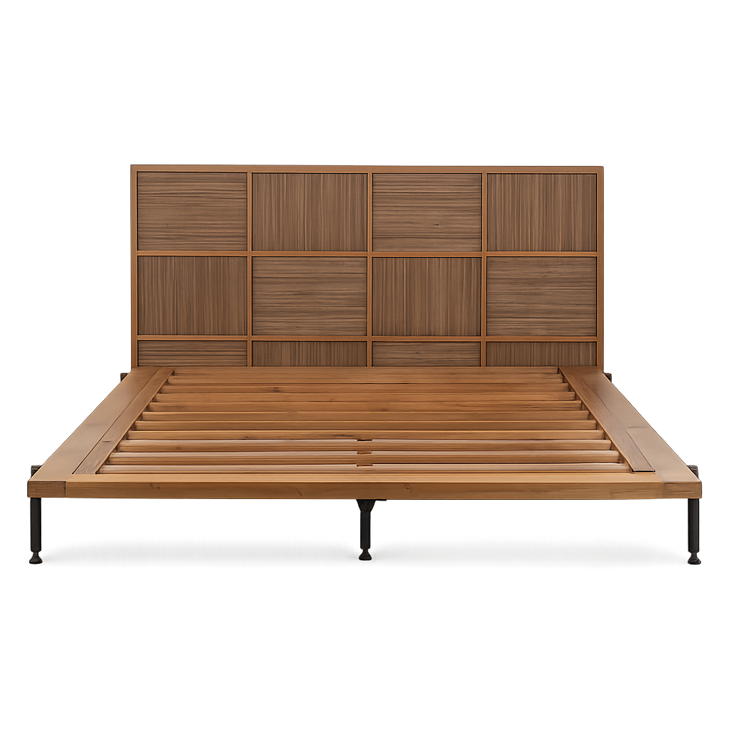 Front product view of the Giapponne Queen Bedframe by DORSA