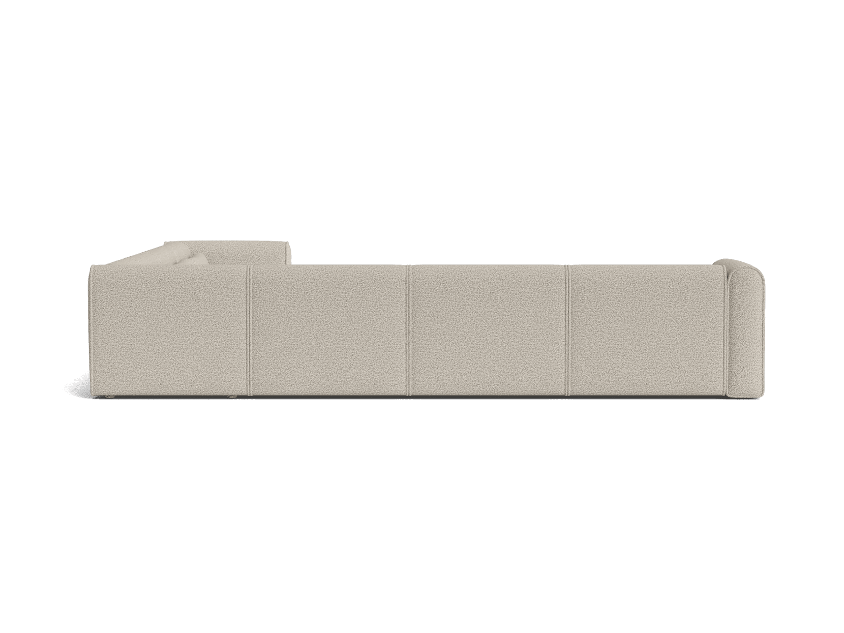 Grandiosi Boucle Sectional Sofa - DorsaGrandiosi Boucle Sectional Sofa